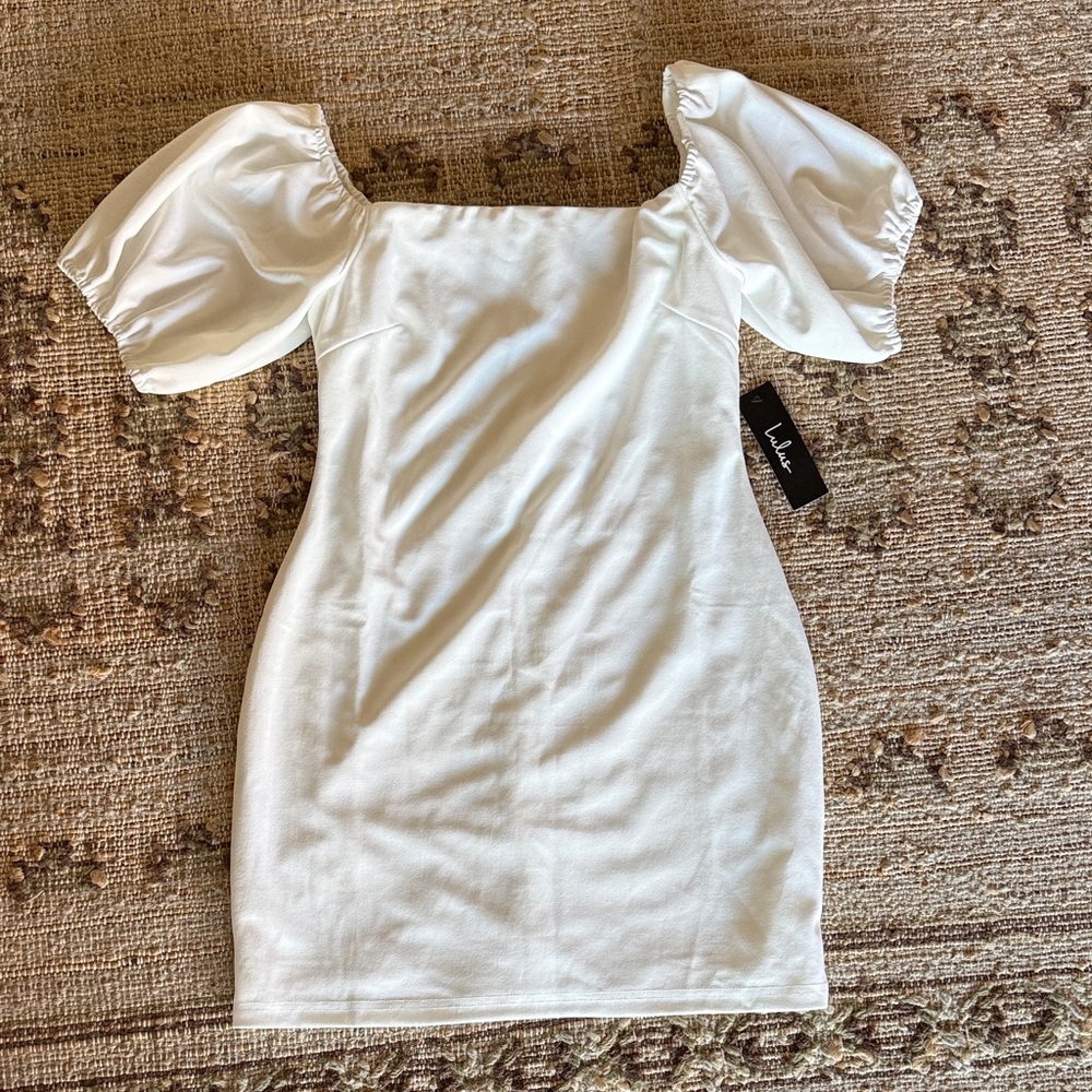White Mini Dress - Bachelorette/Bridal Shower/Engagement Party Dress